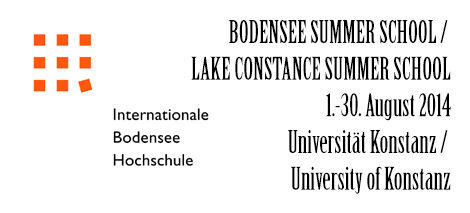 Lake Constance Summer School 2014