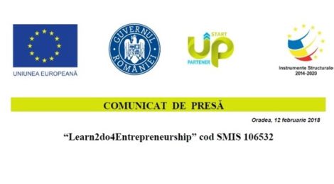 Universitatea din Oradea – administrator de schemă de antreprenoriat Romania Start Up Plus pentru Regiunea de Nord-Vest